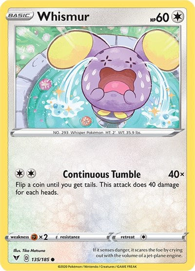 Whismur (SWSH04: Vivid Voltage) Light Play