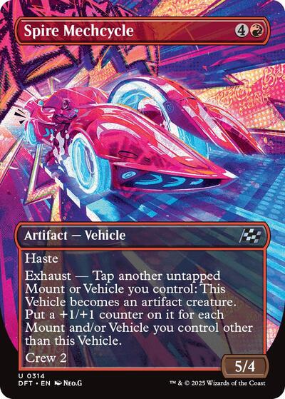 Spire Mechcycle (Borderless) (Aetherdrift) Near Mint Foil