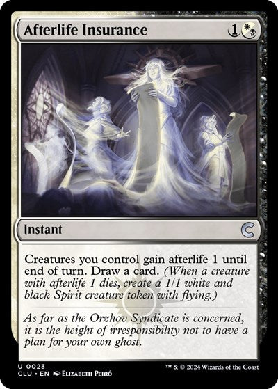 Afterlife Insurance (Ravnica: Clue Edition) Light Play