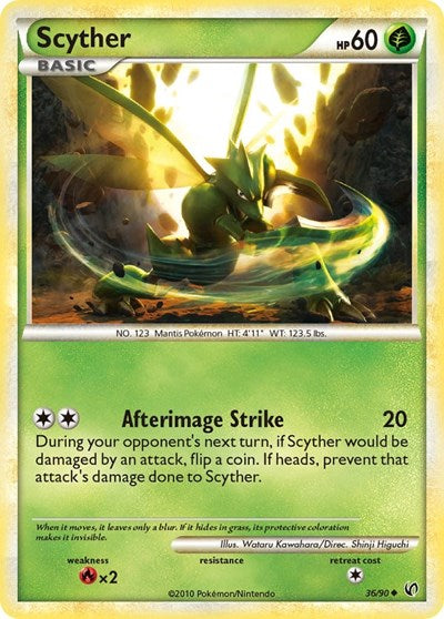 Scyther (36) (Undaunted) Medium Play