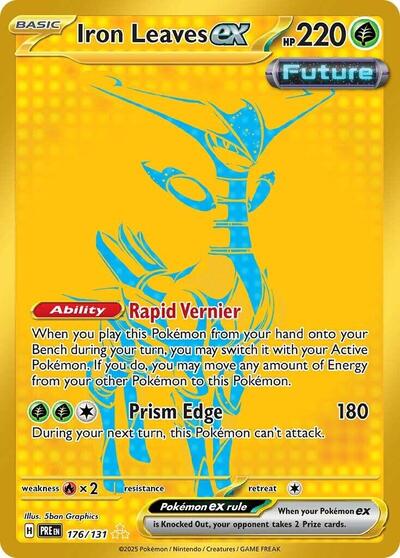 Iron Leaves ex (SV: Prismatic Evolutions) Light Play Holofoil