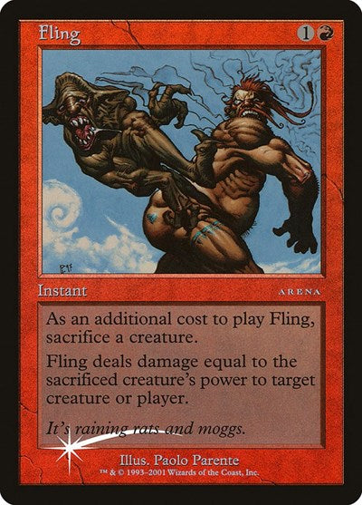 Fling (Promos: Arena) Light Play Foil