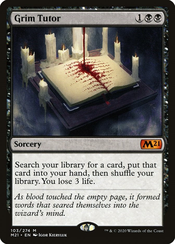 Grim Tutor [M21 - 103]