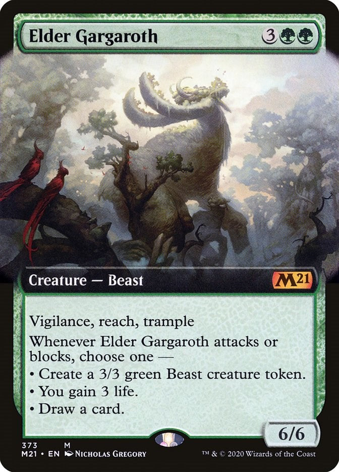 Elder Gargaroth (Extended Art) [M21 - 373]