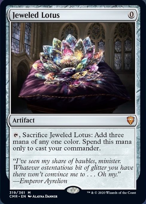 Jeweled Lotus (Commander Legends) Light Play Foil