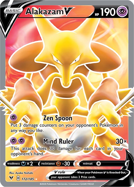 Alakazam V (Full Art) [SWSH04 - 172]