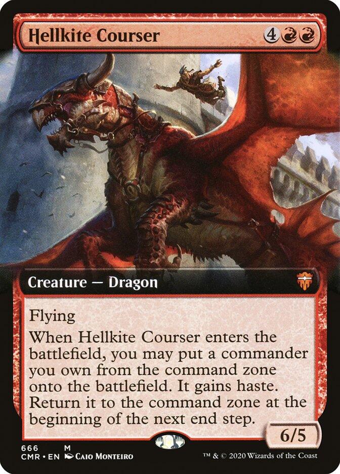 Hellkite Courser (Extended Art) [CMR - 666]