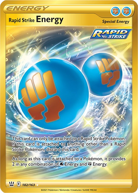 Rapid Strike Energy (Secret) [SWSH05 - 182]