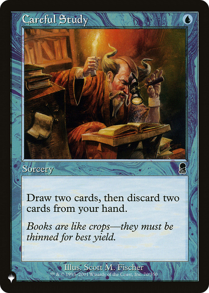 Careful Study [The List Reprints]