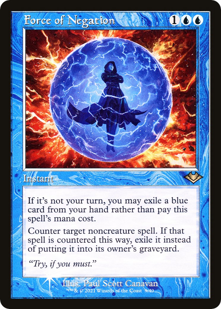 Force of Negation (Retro Frame) [MH1 - 9]