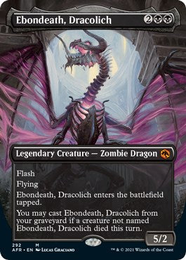 Ebondeath, Dracolich (Borderless) [AFR - 292]