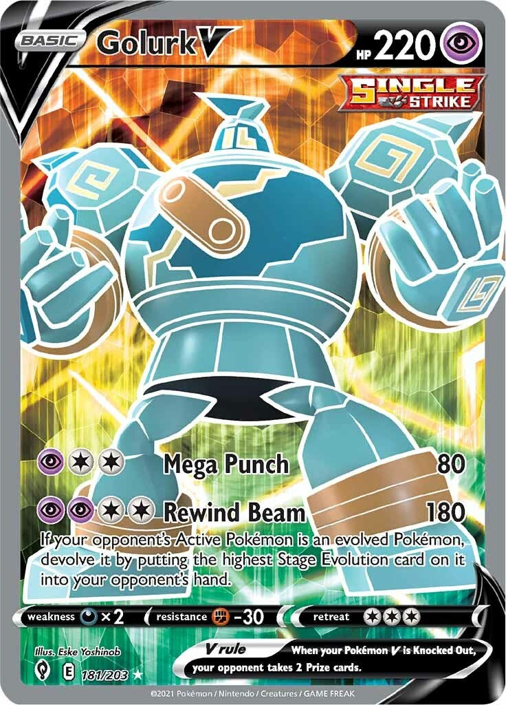 Golurk V (Full Art) [SWSH07 - 181]