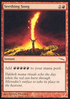 Seething Song (Mirrodin) Light Play Foil