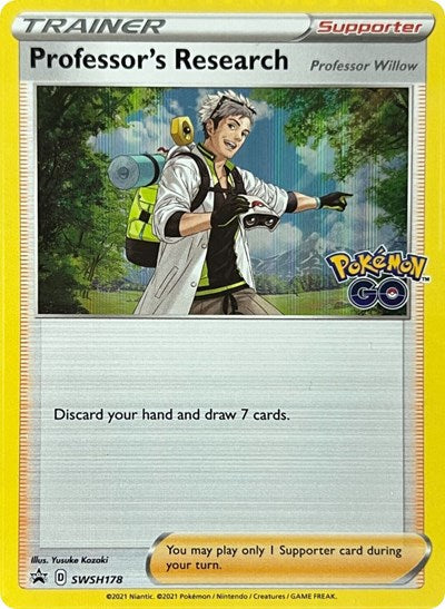 Professor's Research - SWSH178 (SWSH: Sword & Shield Promo Cards) Light Play Holofoil