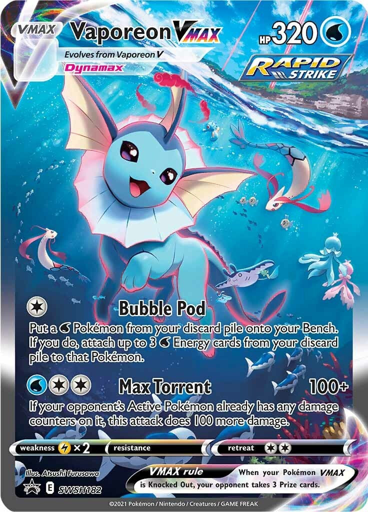 Vaporeon VMAX - SWSH182 [SWSD - 182]