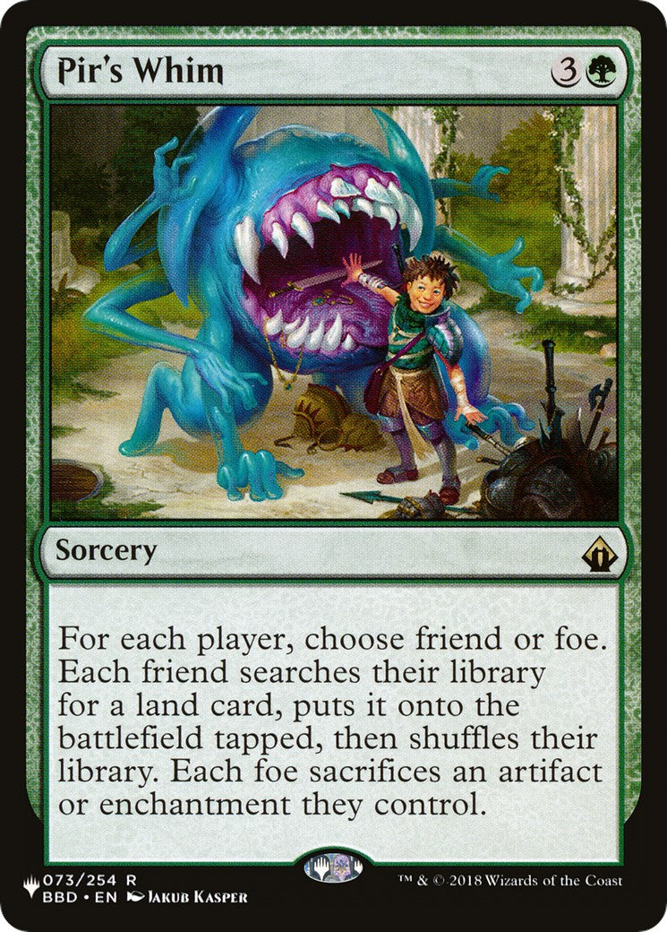 Pir's Whim [LIST - 073/254]