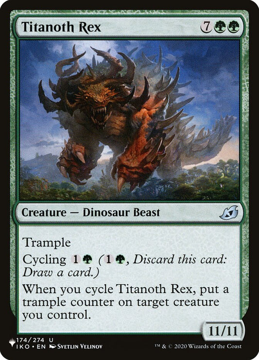 Titanoth Rex (The List) Light Play