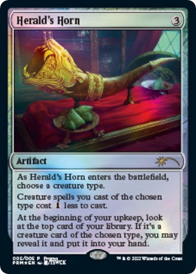 Herald's Horn (Year of the Tiger 2022) (Promos: Unique and Miscellaneous) Light Play Foil