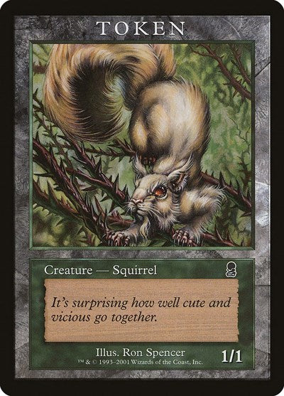 Squirrel Token (Odyssey) (Promos: Magic Player Rewards) Light Play