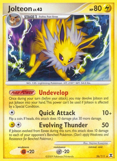 Jolteon (Rising Rivals) Medium Play