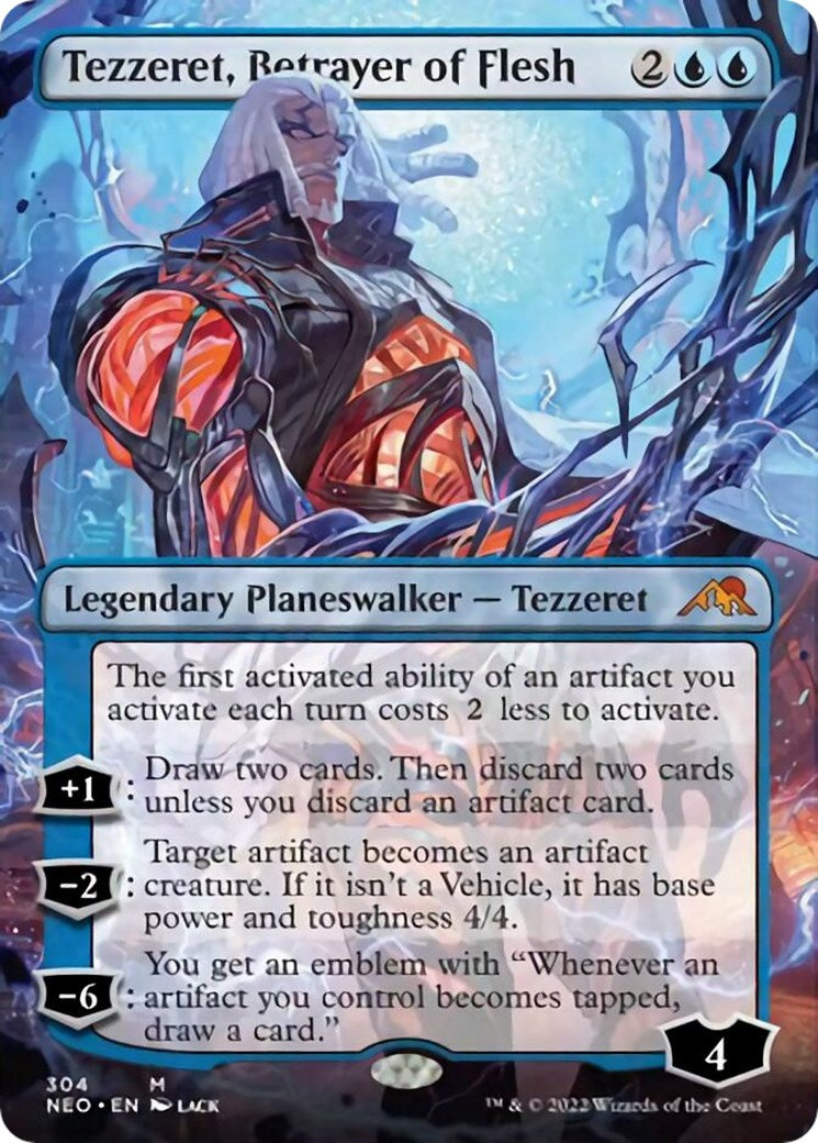 Tezzeret, Betrayer of Flesh (Borderless) [NEO - 304]