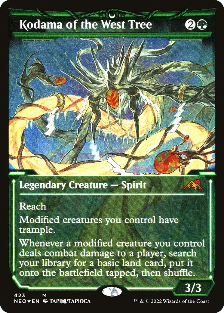 Kodama of the West Tree (Showcase) (Foil Etched) [NEO - 423]