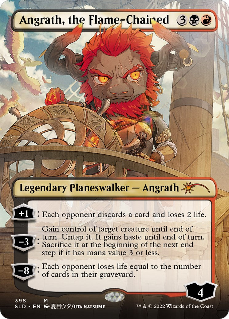 Angrath, the Flame-Chained (Borderless) [SLD - 398]