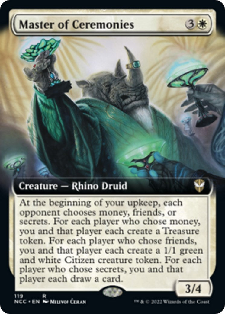 Master of Ceremonies (Extended Art) [NCC - 119]