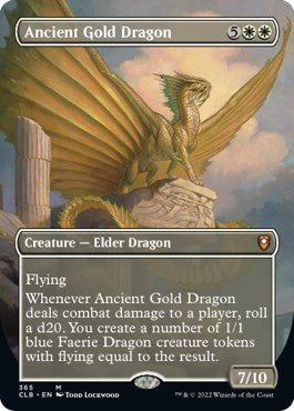 Ancient Gold Dragon (Borderless) [CLB - 365]
