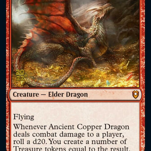 マジック：ザ・ギャザリング MTG Ancient Copper Dragon CLB M 161 Ancient Copper Dragon #161 Foil from Commander Legends: Battle for