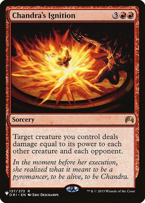 Chandra's Ignition [LIST - 137]