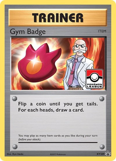 Gym Badge (Blaine) (XY Promos) Light Play Holofoil