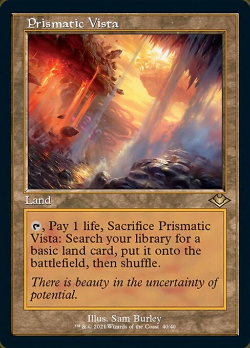 Prismatic Vista (Modern Horizons 1 Retro Frames) Light Play Foil