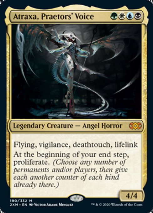 Atraxa, Praetors' Voice (Double Masters) Light Play