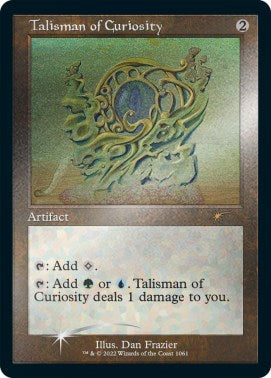 Talisman of Curiosity (Retro Frame) (Foil Etched) [SLD - 1061]