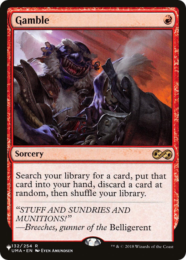 Gamble [LIST - 132]