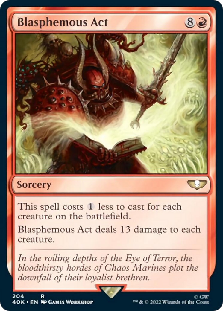 Blasphemous Act (Surge Foil) [40K - 204]