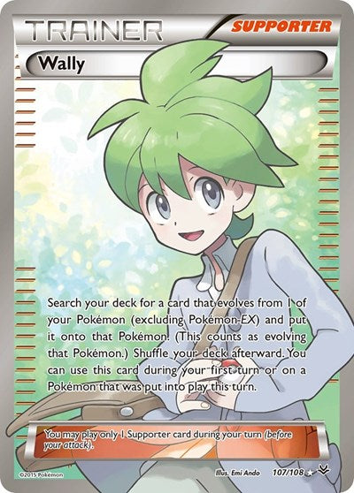 Wally (107 Full Art) (XY - Roaring Skies) Light Play Holofoil