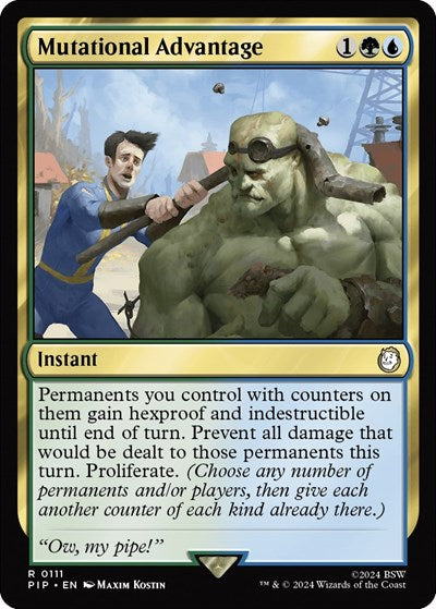 Mutational Advantage (Universes Beyond: Fallout) Light Play Foil