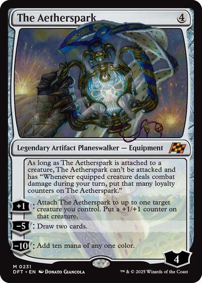 The Aetherspark (Aetherdrift) Light Play Foil