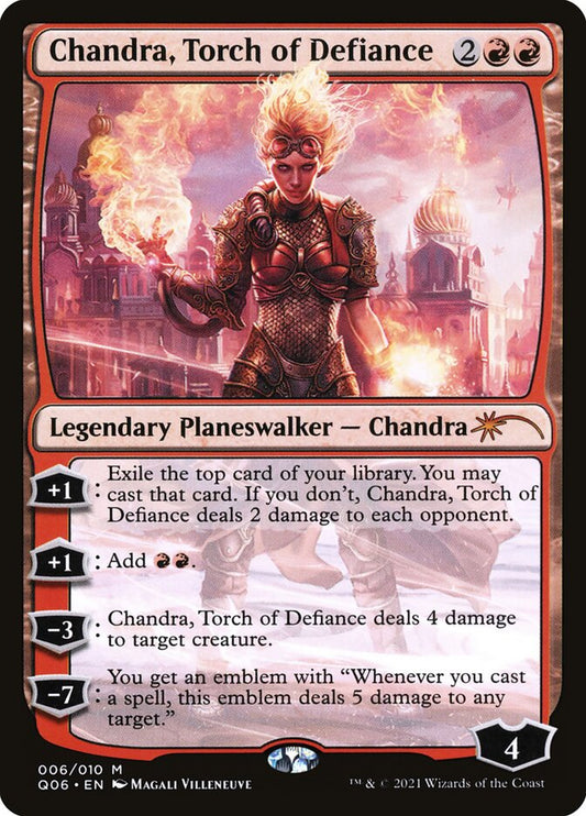 Chandra Torch of Defiance (Promos: Unique and Miscellaneous) Light Play