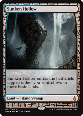 Sunken Hollow (Zendikar Expeditions) Light Play Foil