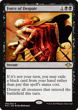 Force of Despair (Modern Horizons) Light Play Foil