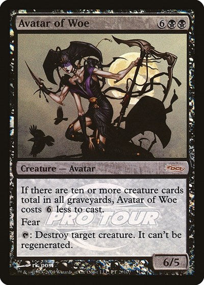 Avatar of Woe (Promos: Pro Tour) Light Play Foil