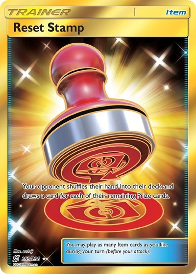 Reset Stamp (Secret) (SM - Unified Minds) Light Play Holofoil