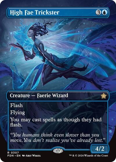 High Fae Trickster (Borderless) (Foundations) Light Play