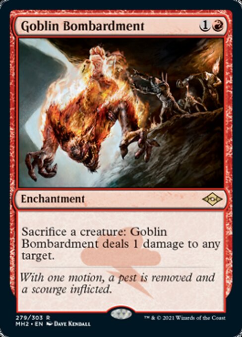 Goblin Bombardment (Modern Horizons 2) Light Play Foil