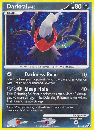 Darkrai (4) (Great Encounters) Medium Play Holofoil