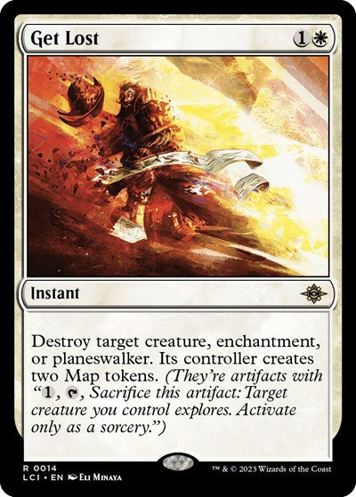 Get Lost (The Lost Caverns of Ixalan) Light Play Foil