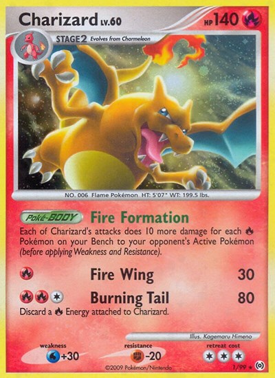 Charizard (Arceus) Medium Play Holofoil